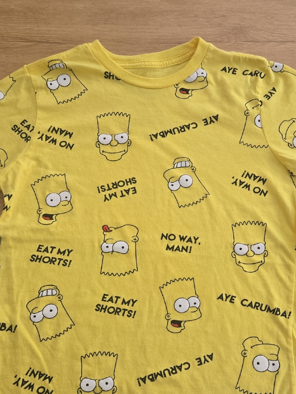 The Simpsons Graphic Tee in Yellow